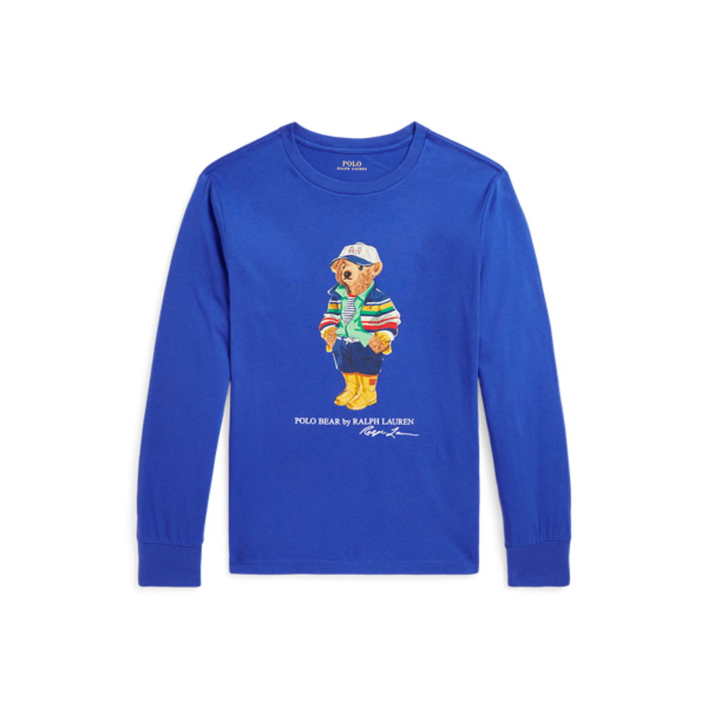 Polo Ralph Lauren Boys PoloBear Cotton Jersey Long-Sleeve Tee